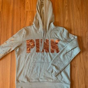 Vs pink bling hoodie